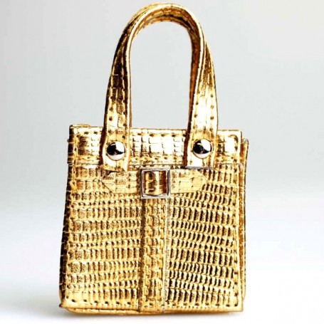 HAND BAG GOLD VOGUE COLLECTION BARBIE SILKSTONE FASHION ROYALTY SYBARITE TONNER ...