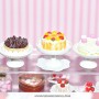 FRUITS FRENCH CAKE MINIATURE LATI YELLOW BARBIE FASHION ROYALTY BLYTHE PULLIP SYBARITE TONNER FICON JAMIESHOW DIORAMA 1:6