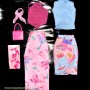 LOT OF 2 COMPLETE OUTFITS (7 PIECES) + SHOES + BAG FOR BARBIE FASHION ROYALTY SILKSTONE