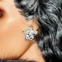 EARRINGS SILVER DIAM SYBARITE KINGDOM DOLL TONNER JAMIESHOW AVANT GUARD 16"