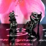 BLACK CHIC STILETTO SHOES FOR SYBARITE TONNER FICON JAMIESHOW DOLL