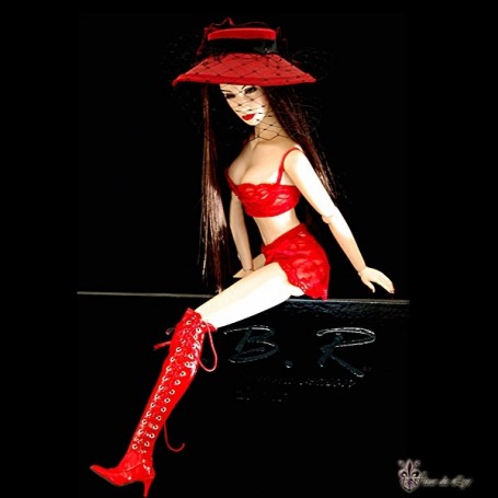 BOTTES HOT RED SYBARITE TONNER FICON JAMIESHOW DOLLS