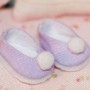 LOVELY SHOES POMPOM PARMA FOR BJD LATI WHITE AND OTHER SMALL DOLLS