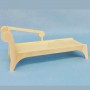 WOODEN LOUNGE CHAIR FOR BARBIE FASHION ROYALTY BLYTHE PULLIP MOMOKO MONSTER HIGH DOLLHOUSE DIORAMA 1/6