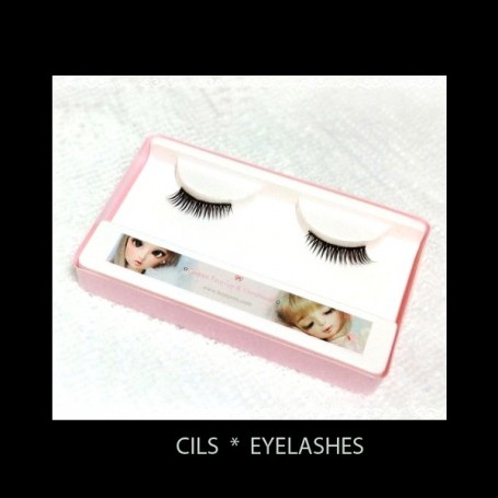 Dollmore OOAK BJD Supplies 10mm eyelashes Doll eyelashes - D1 (Black)