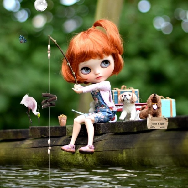 Blythe ドール 10体セット モヘア 9ー10インチ Blythe ブライス 大1/3 ヘア セットウィッグ