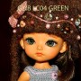 YEUX GLIB LC04 REAL GREEN RÉALISTES EYES POUR POUPÉE BJD BALL JOINTED DOLL LATI YELLOW PUKIFEE IPLEHOUSE DOLLS 14 mm