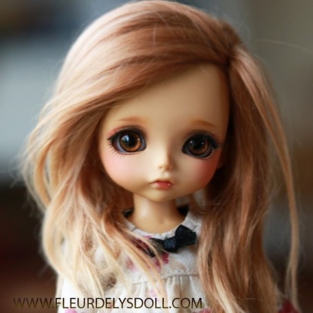 Yeux sulfure poupée ancienne marron 20mm brown paper weight eyes antique doll