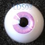 YEUX GLIB LDS03 REAL ROSE VIOLET REALISTES EYES POUR POUPÉE BJD BALL JOINTED DOLL LATI YELLOW PUKIFEE IPLEHOUSE DOLLS 14 mm