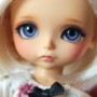 VIOLET CLASSIC OVAL GLASS EYES 12 mm FOR DOLL BJD BALL JOINTED DOLL LATI YELLOW