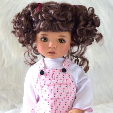 Details about   Doll Wig Monique Charmaine size 12/13 Light Brown 