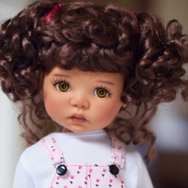 NWT Monique Melinda Light Brown Doll Wig 16-17" fits Masterpiece Doll WIG ONLY 