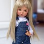 PERRUQUE MONIQUE WIG PEGGY BLOND 12/13 POUR POUPÉE BJD MEADOWDOLLS SAFFI BAILEY SYLVIA-SCARLET 18" DOLLS ETC...