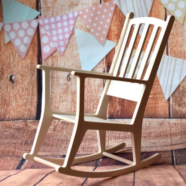 WOODEN ROCKING CHAIR FOR 18" DOLLS MY MEADOW SAFFI BAILEY AMERICAN GIRL