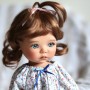 PERRUQUE MONIQUE DOLL WIG CINDY AUBURN 12.13 POUR POUPÉE BJD MEADOWDOLLS BIG SAFFI BAILEY SILVIA SCARLETT... 18" DOLLS