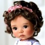 YEUX EN VERRE OVAL BROWNIE 18 mm GLASS EYES POUR POUPÉE BJD BALL JOINTED DOLL MY MEADOWS SAFFI BAILEY