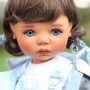 OVAL REAL LAGON BLUE 18 mm GLASS EYES FOR DOLL BJD BALL JOINTED DOLL MY MEADOWS SAFFI BAILEY