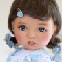 OVAL REAL DEEP GREY 18 mm GLASS EYES FOR DOLL BJD BALL JOINTED DOLL MY MEADOWS SAFFI BAILEY