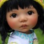 OVAL REAL BROWNIE 18 mm GLASS EYES FOR DOLL BJD BALL JOINTED DOLL MY MEADOWS SAFFI BAILEY