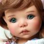 YEUX GLIB VERT FOREST GREEN 6LD03 REALISTIC EYES POUPÉE BJD BALL JOINTED DOLL LATI WHITE PUKIPUKI  6 mm
