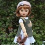 PERRUQUE MONIQUE DOLL WIG BOB DORIS ROUX CARROT 12.13 POUPÉE BJD MEADOWDOLLS 18" DOLLS ETC...