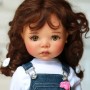 OVAL REAL HAZEL B BROWN 18 mm GLASS EYES FOR DOLL BJD BALL JOINTED DOLL MY MEADOWS SAFFI BAILEY