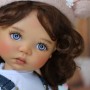 OVAL REAL LAVENDER 18 mm GLASS EYES FOR DOLL BJD BALL JOINTED DOLL MY MEADOWS SAFFI BAILEY