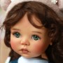 OVAL REAL FROG GREEN 18 mm GLASS EYES FOR DOLL BJD BALL JOINTED DOLL MY MEADOWS SAFFI BAILEY