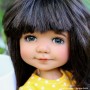 YEUX EN VERRE OVAL REAL GRIS PROFOND 18 mm GLASS EYES POUR POUPÉE BJD BALL JOINTED DOLL MY MEADOWS SAFFI BAILEY