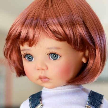 Adorable Doll Wig, Short Hair Cute Bob Style, 1/8 BJD Doll Making