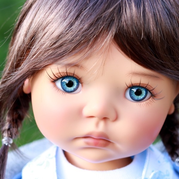 Yeux poupée ancienne bleu pâle 11mm Light Blue mouth blown eyes antique Yeux poupée ancienne bleu pâle 11mm Light Blue mouth blown eyes antique