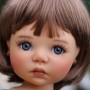 OVAL REAL ARDOISE GREY 18 mm GLASS EYES FOR DOLL BJD BALL JOINTED DOLL MY MEADOWS SAFFI BAILEY