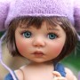 YEUX EN VERRE OVAL REAL VERT GRIS 12 mm GLASS EYES POUPÉE BJD LATI YELLOW MY MEADOWS SAFFI BAILEY TELLA GIGI