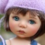 OVAL REAL GREEN GREY 12 mm GLASS EYES FOR DOLL BJD LATI YELLOW MY MEADOWS GIGI BAILEY PATTI ...