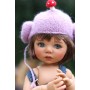 OVAL REAL GREEN GREY 12 mm GLASS EYES FOR DOLL BJD LATI YELLOW MY MEADOWS GIGI BAILEY PATTI ...