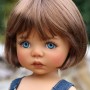 OVAL REAL BLUE MAYA 14 mm PAPERWEIGHT GLASS EYES FOR DOLL BJD BALL JOINTED DOLL  IPLEHOUSE REBORN DOLLS ...