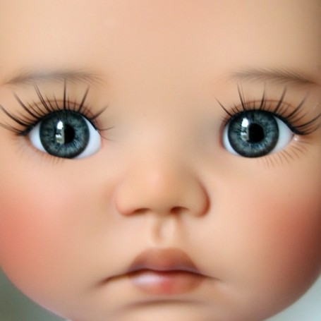 Moss Oval Glass Doll Eyes 14mm OR 12mm
