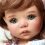YEUX GLIB VERT FOREST GREEN REALISTIC EYES POUPÉE BJD BALL JOINTED DOLL IPLEHOUSE 14 mm