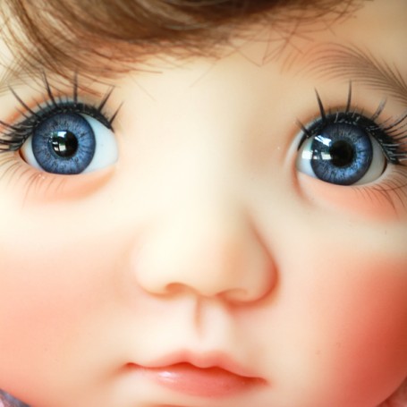 Red Glitter Glass Doll Eyes 30mm 25mm 16mm Pair Jewelry Making -  Israel
