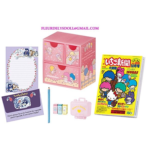 HELLO MINIATURE STORAGE MY MELODY LETTERS SET ACCESSORIES RE-MENT REMENT DOLLS STODOLL OB11 BARBIE BLYTHE PULLIP