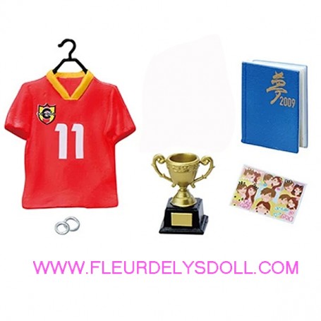 SOCCER JERSEY WORLD CUP PANINI MEN'S ROOM REMENT RE-MENT MINIATURE FOR DOLL DIORAMA PHICEN BLYTHE PULLIP NENDOROID
