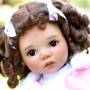 OVAL REAL BROWN 10 mm PAPERWEIGHT GLASS EYES FOR DOLL BJD BALL JOINTED DOLL LATI YELLOW IPLEHOUSE DOLL