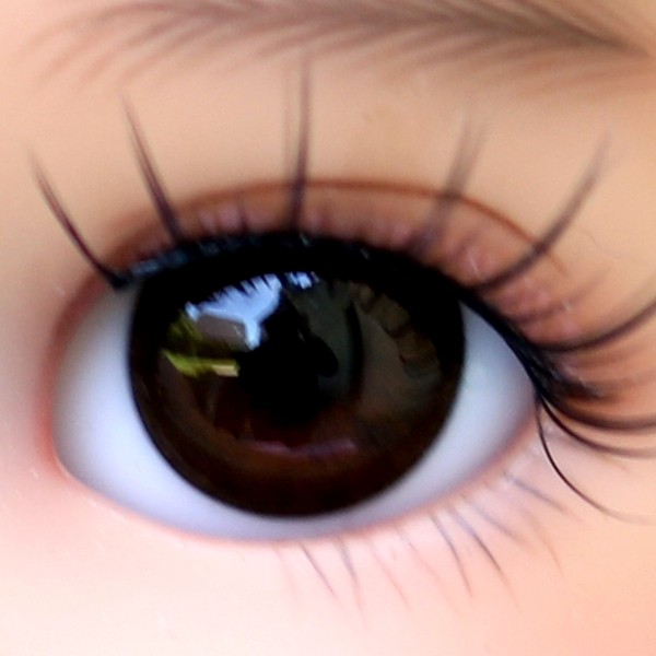 Yeux mobiles en plastique à coller Ovale Noir et blanc 18mm Rayher 8919400