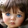 OVAL REAL LIGHT VIOLET 6 mm GLASS EYES FOR DOLL BJD LATI WHITE REBORN CLAY DOLL