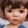 OVAL REAL ACAJOU BROWN 6 mm GLASS EYES FOR DOLL BJD IPLEHOUSE REBORN DOLL ...