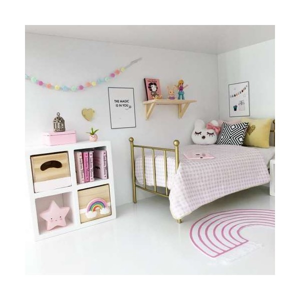 IKEA NATURAL WOOD STORAGE UNIT MINIATURE DOLLHOUSE DIORAMA BJD DOLL