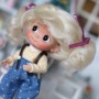 MOHAIR COCOTTE BLOND DOLL WIG FOR CUSTOM DOLL BJD STODOLL OB11 CUSTOM SYBARITE AMYDOLL KKNER LATI YELLOW PUKIFEE DOLL