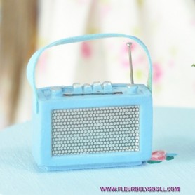Mini Radio Vintage Décorative Pour Maison De Poupée - Modèle échelle 1/12 - Accessoire Déco Miniature Réaliste