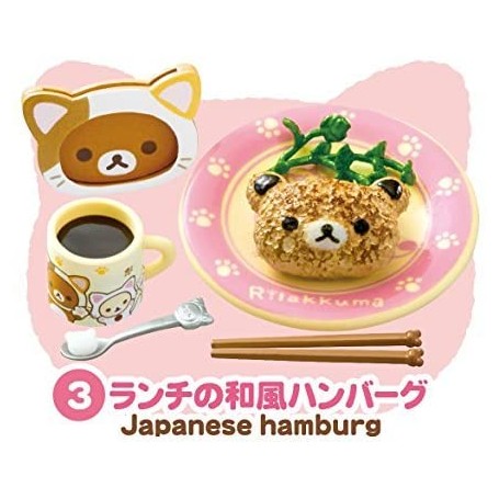 JAPANESE HAMBURGER CAT CAFE MINIATURE ACCESSORIES SET RE-MENT DOLL STODOLL OB11 BARBIE BLYTHE PULLIP DOLL 2015