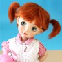 PERRUQUE MOHAIR BISOU DOLL WIG 7/8" POUPÉE BJD DIANNA EFFNER LITTLE DARLING NIKKI BRITT DOLLS DOLLFIE MSD KAYE WIGGS...